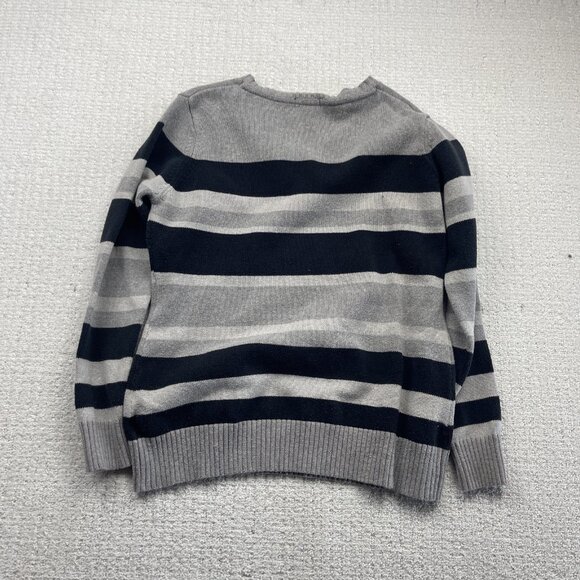 Lot x2 Bulk Striped Pullover Sweater Knit Red / Grey Women Sz XL Preppy Cozy - Picture 16 of 16